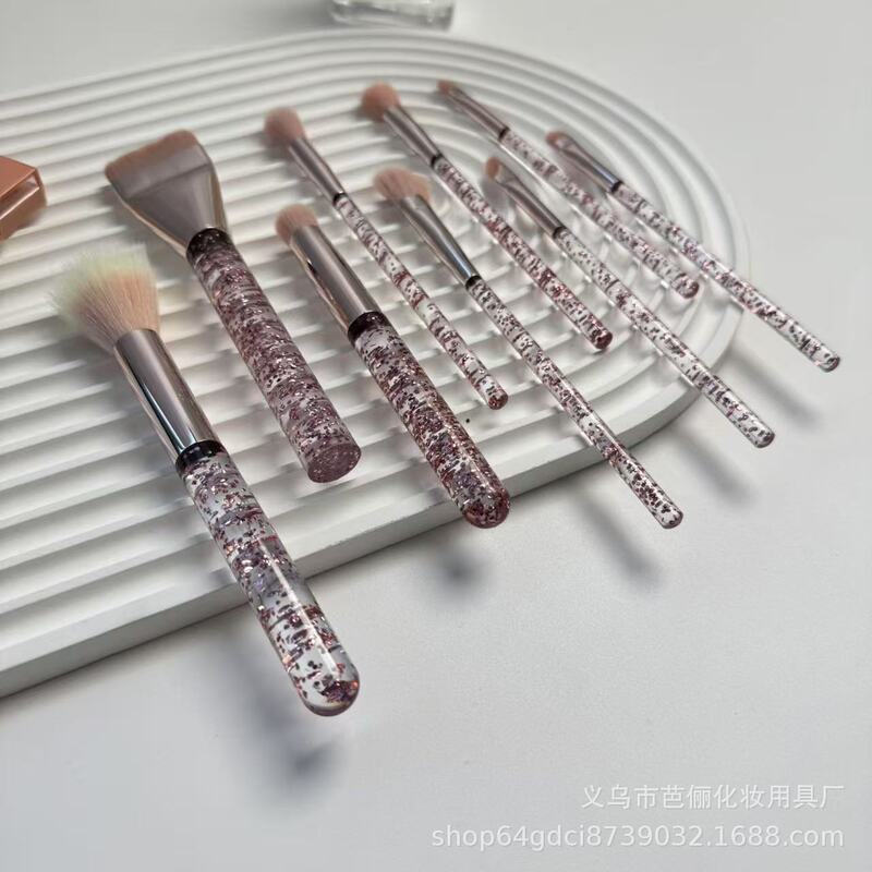 跨境新款爆品9支葱粉星洛粉黛化妆刷套装化妆工具散粉遮瑕刷现货|undefined