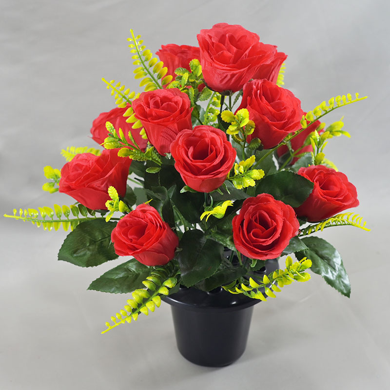 Venta caliente transfronteriza flor de simulación flor de simulación hotel decoración de arreglo floral flor de seda decoración del hogar flor ramo de flores falsas