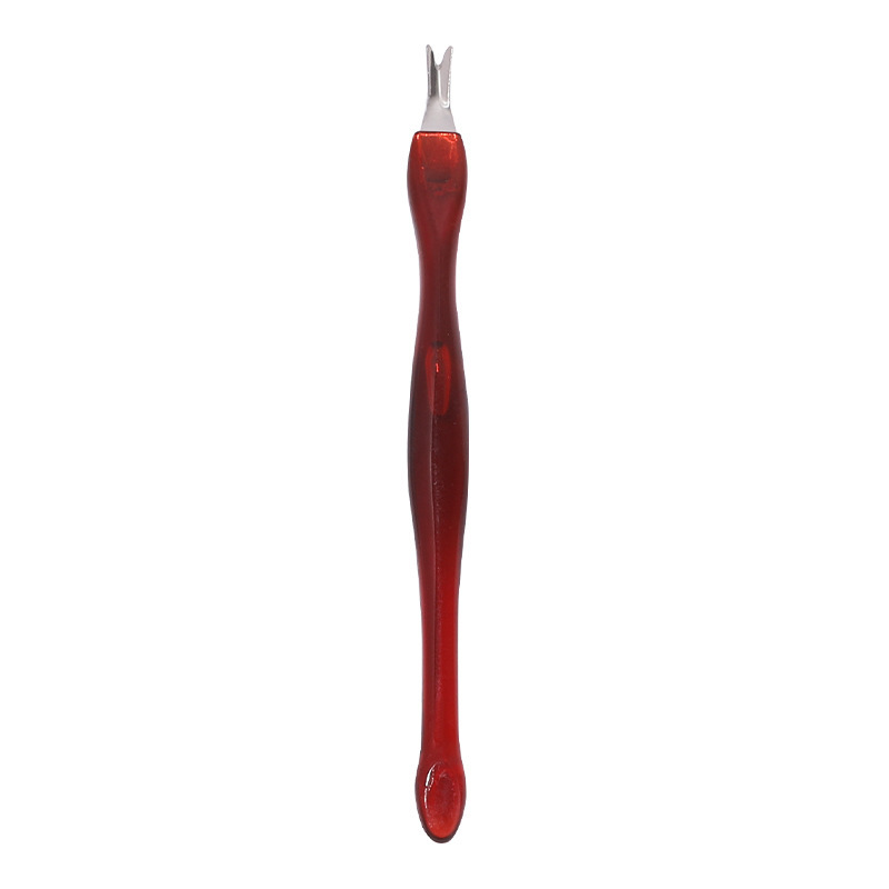 10.8CM dead skin peeling fork in bulk wine red