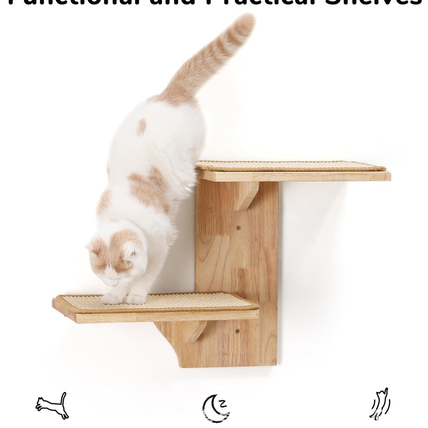 Soporte de escalada para gatos de madera Soporte de pared para gatos de madera Soporte de pared para gatos de madera Suministro directo de fábrica de juguetes de escalada para gatos