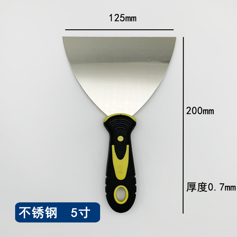 Fabricantes al por mayor cuchillo de yeso de acero inoxidable cuchillo de limpieza doméstico cuchillo de yeso de ladrillo industrial herramientas de hardware