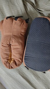 Flannel Autumn and Winter Cartoon Animal One-Piece Pajamas Matching Paw Shoes Cotton Shoes Silent Home Shoes Dinosaur Claw Shoes
