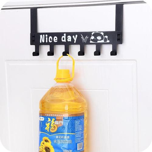 New door hook, nail-free door panda clothes hanger, towel rack, door back storage rack, traceless coat rack
