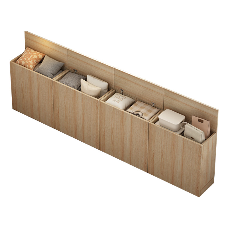 Mesita de noche en lugar de artefacto, dormitorio, espacio de borde de cama extremadamente estrecho, armario lateral, ventana salediza multifuncional creativa, armario de almacenamiento al final de la cama