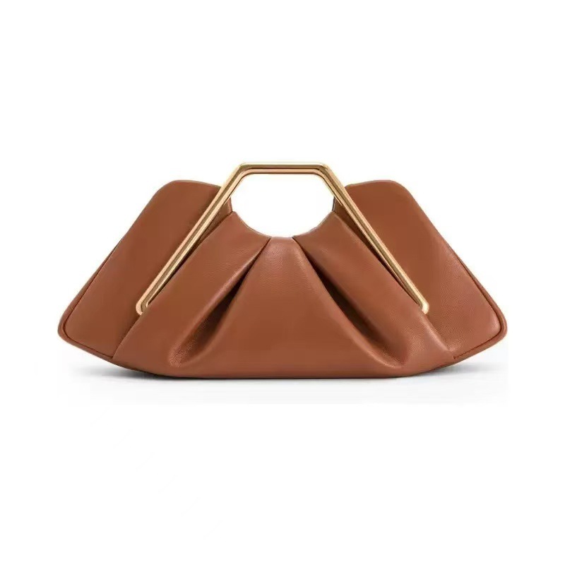 Neue Niche Cloud Abendtasche aus weichem Leder, plissiert, hochwertige Crossbody-Tasche für Damen (Modelljahr 2025)_voghion.com