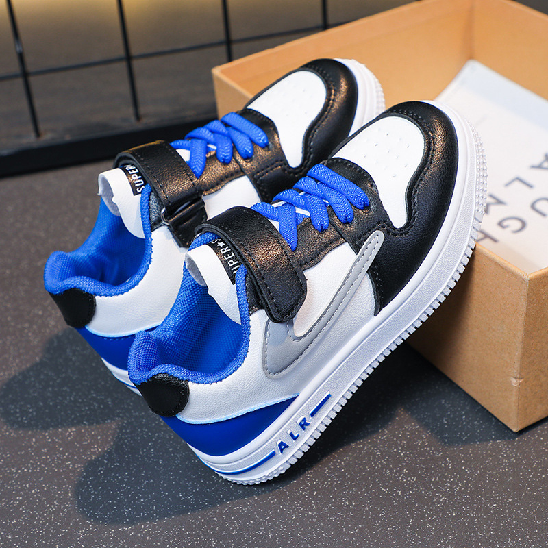 Zapatos infantiles, zapatos deportivos para niños y niñas, primavera y verano, nuevos zapatos de suela suave transpirables, zapatos casuales blancos para estudiantes de primaria