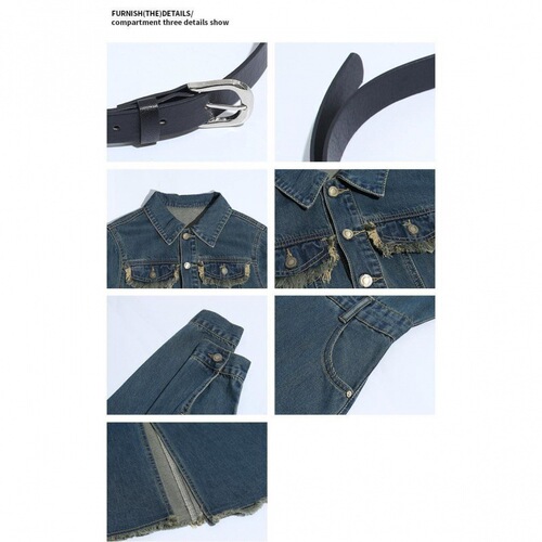  New Year Autumn/Winter Women's Elegant Lady Style Denim Dress Shirt Skirt French Long Dress Early Spring