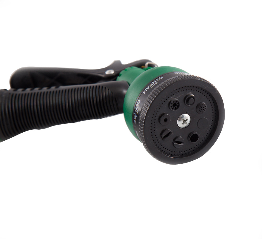 Factory direct sales 8-function garden water gun, high-pressure car wash water gun, multi-functional shower nozzle, plastic shower water gun