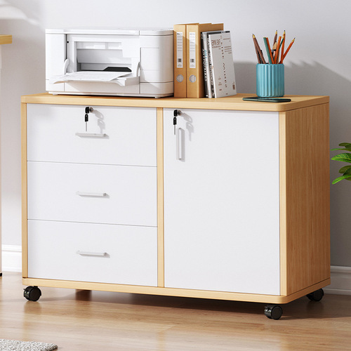 File Cabinet Office Desk Under-Secretary Drawer Cabinet Printer Wooden Storage Cabinet Low Cabinet Side Cabinet Side Cabinet