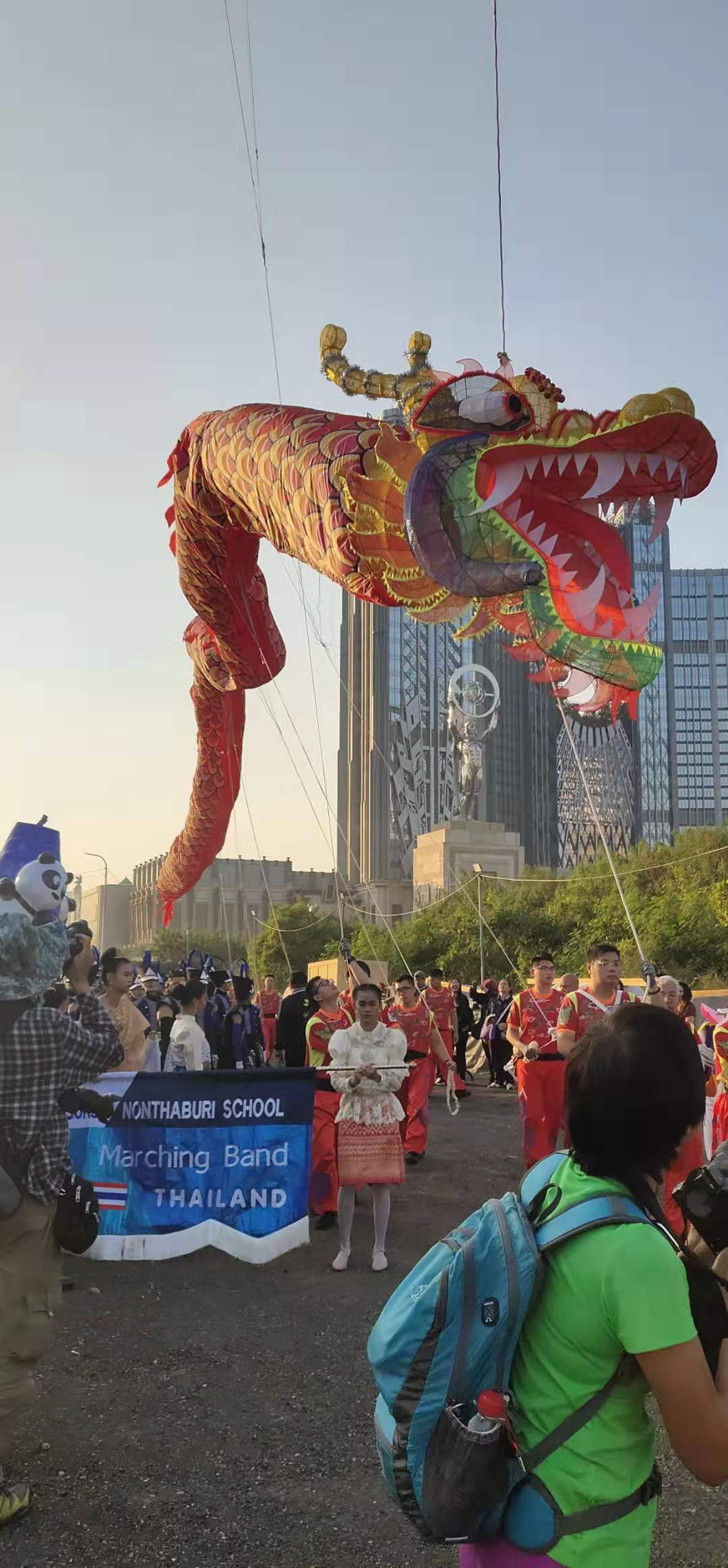 充气长龙 广告活动庆典大长龙  表演充气飞龙 厂家直销  游行用品