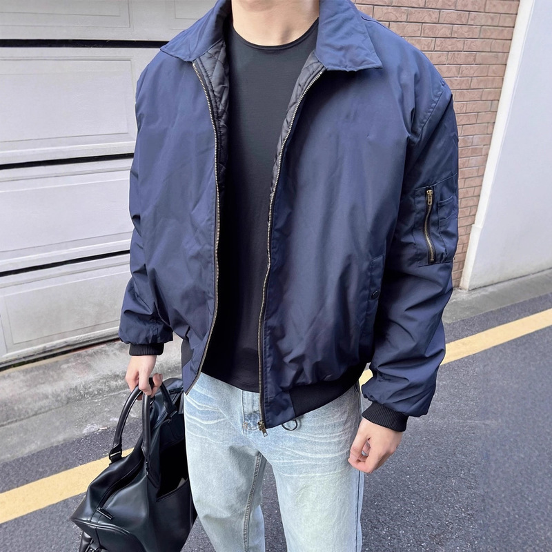 2025 Autumn and Winter Cleanfit Cotton Jacket Men's Carhartt Retro Pilot Ma1 Thin Jacket