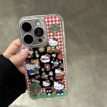 适用改装机专用Xsmax改15promax红格苹果树KT猫XR改14Pro手机硬壳