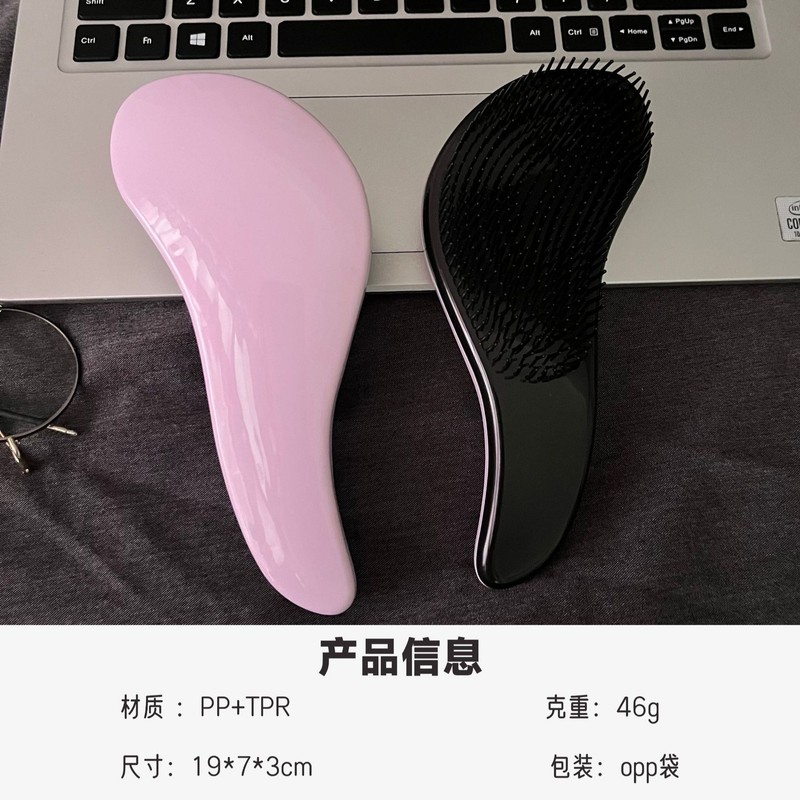 犬用コーム、TT歯の滑らかなヘアコーム、ペット専用マッサージコーム、ふわふわアーティファクト用品、浮き毛取りエアクッション|undefined