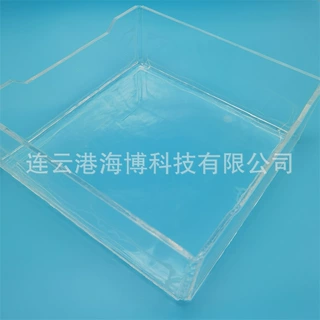 耐酸碱石英仪器 石英方缸 透明方形石英坩埚方盒