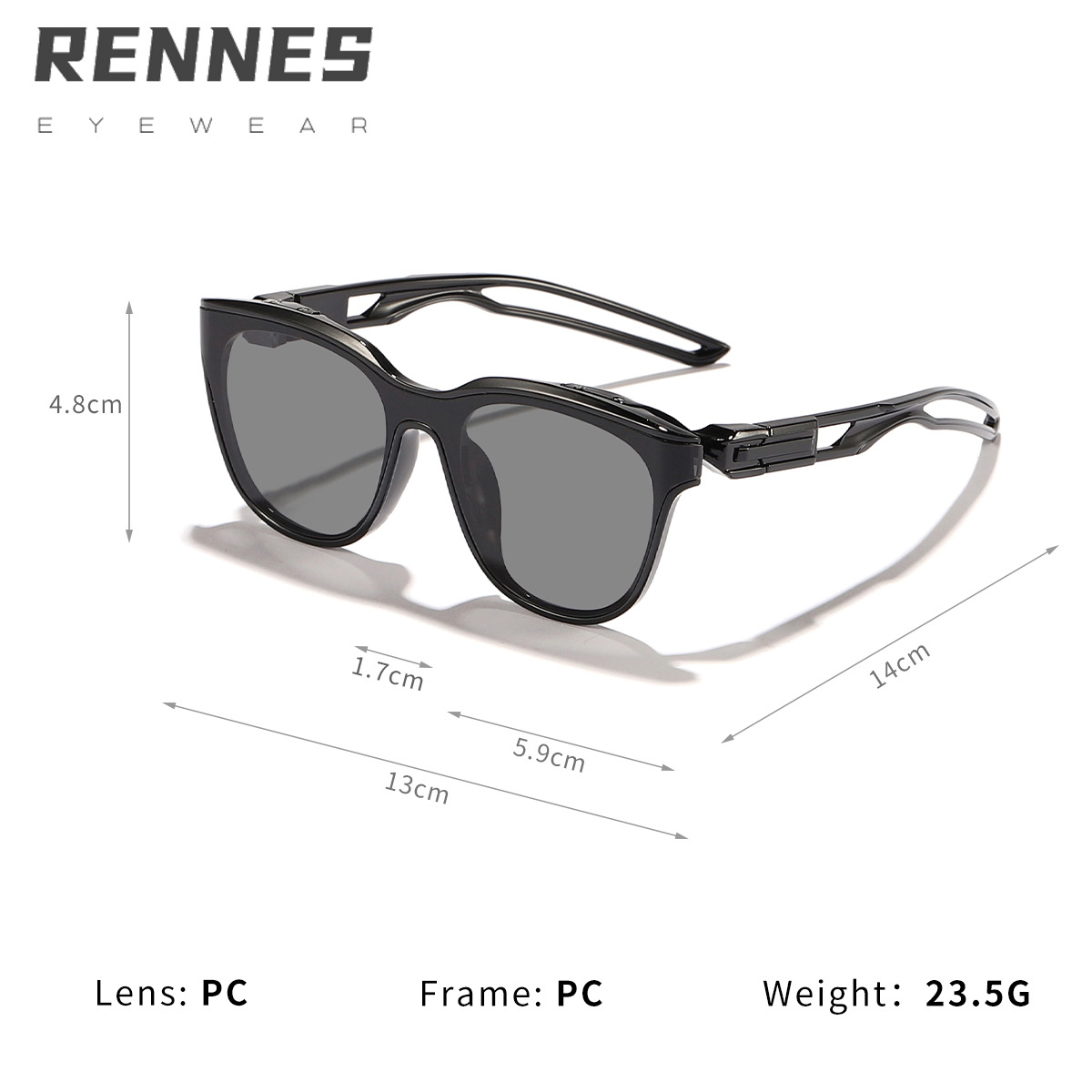 Nuevas gafas de sol cuadradas al por mayor transfronterizas para niños