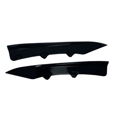Suitable for Bmw 3 Series (12-18) F30 Psm Model Rear Bumper Corner Car Modification Parts, Large Supply, Excellent Price (Fixed wind wing) - glossy-black