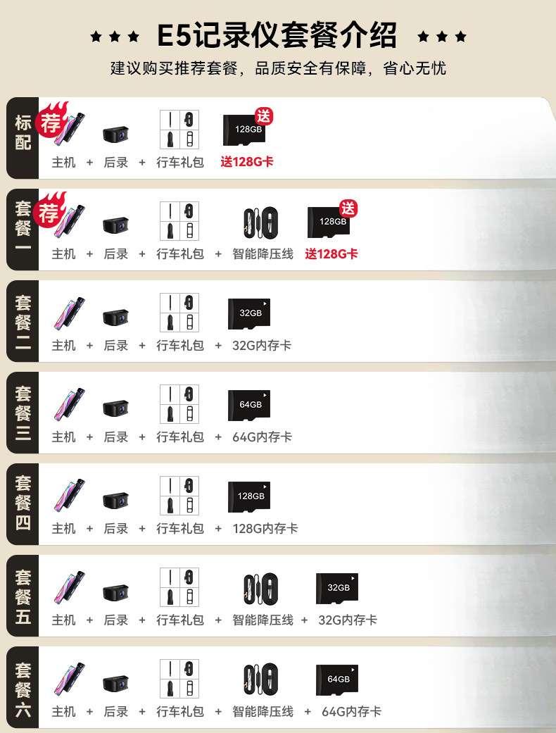 Dadapai Driving Recorder, Clear Night Vision Streaming Rearview Mirror, Dual-Lens Reversing Image Integrated