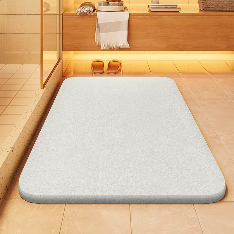 3d Illusion Bath Mat Soft Chenille Rug Non-slip Absorbent Quick Dry_voghion.com