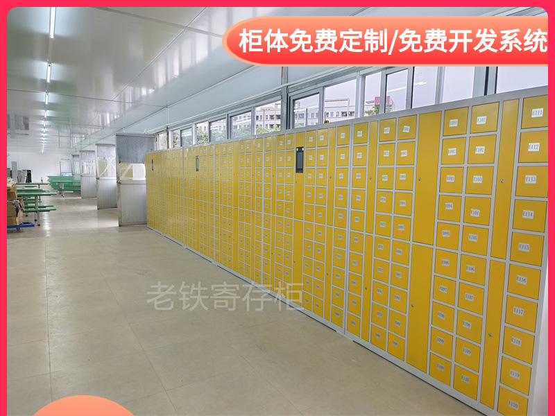智能指纹识别解锁储物柜/单位公司员工文件柜/快递电子储存柜系统