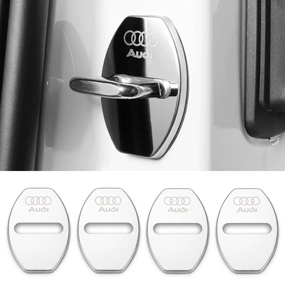 car door lock protective cover — Digər kuzov və aksesuarlar - audi-bright-silver-4-pack