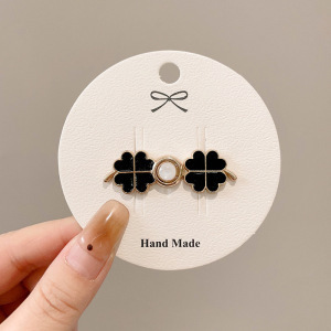 Pantalones de jeans de cintura, botones de cintura ajustados, botones ajustables fijos