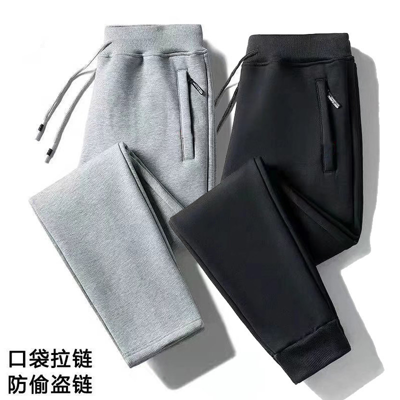 Men's Fleece-Lit Pants Casual Loose plus size Spring and Autumn Pants Korean Fashionable Winter Thick Warm Pants Men's Fleece-Lit Pants Casual Loose plus size Spring and Autumn Pants Korean Fashionable Winter Thick Warm Pants