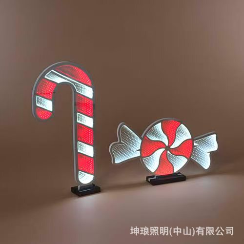 新しいアビスミラー千層ミラークリスマス雰囲気ライトクリエイティブパーティーギフト装飾ライト風景照明ライト|undefined