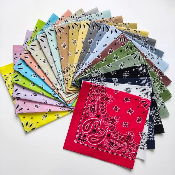 New cotton sunflower macaron color square scarf hip-hop street dance cycling headscarf face scarf casual decorative neck scarf