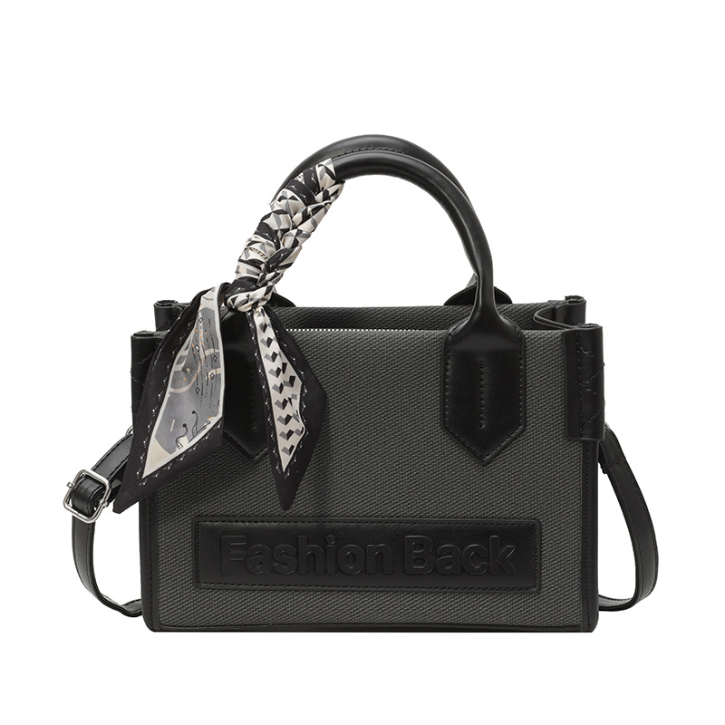 Bolso Tote popular de este año, nuevo bolso de verano 2025, bolso de hombro con letras de color en contraste, bolso de mensajero casual para mujer