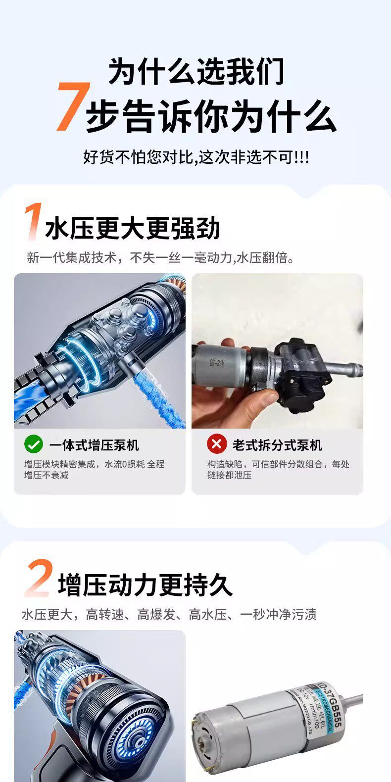 Wireless Car Washing Machine, Household High-Pressure Water Gun, Self-Priming, Portable Powerful Water Spray Gun, Rechargeable Lithium Battery