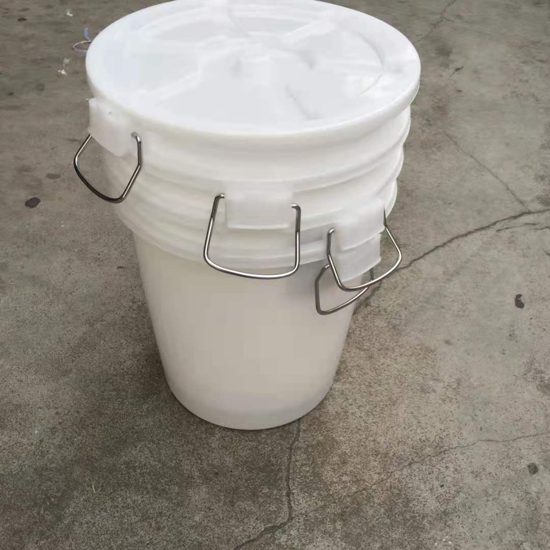 批发供应各种配盖带提手塑料桶 白色蓝色塑料胶桶 物料分类大白桶