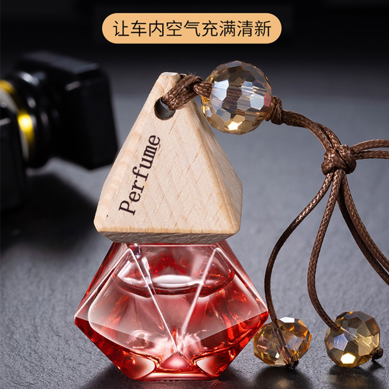 卡欣恋高档汽车用品车载香水后视镜香薰精油挂件车用除味礼品|undefined