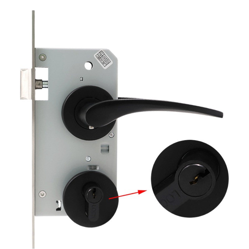 Fábrica al por mayor de acero inoxidable fundido sólido split cerradura manija de la puerta interior cerradura de la puerta de hardware Accesorios