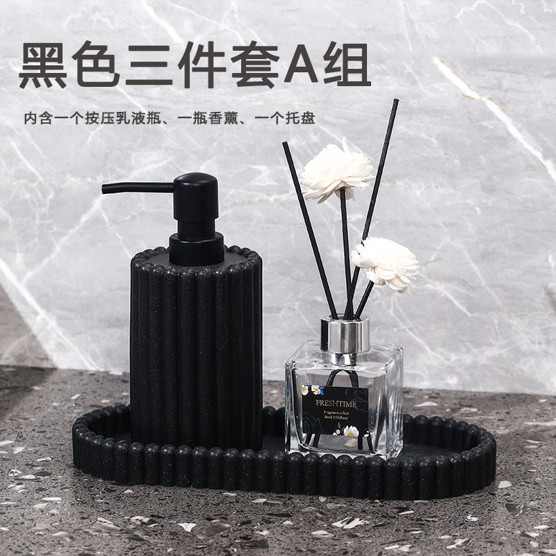 Retro ins viento desinfectante de manos botella de caja de botella de presión una variedad de higiene adecuada set de lavado hisopo de algodón