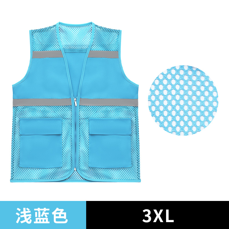 chaleco de seguridad reflectante verano transpirable malla construcción de sitio de construcción ropa reflectante chaleco de impresión