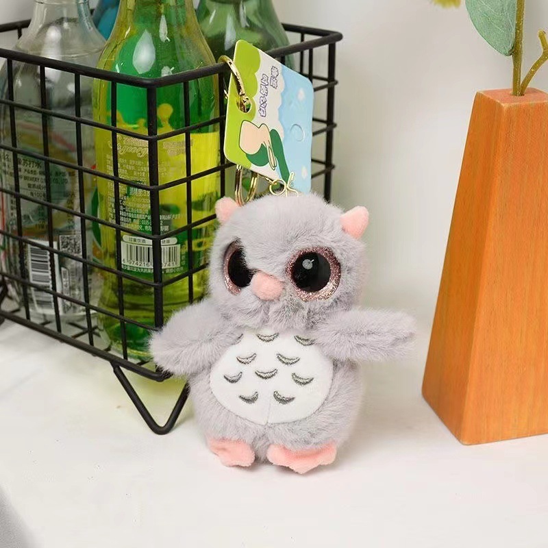 かわいいフクロウのぬいぐるみのぬいぐるみの小鳥のぬいぐるみのペンダントのキーホルダーのかばんのペンダントのカップルのペンダントの卸売り|undefined