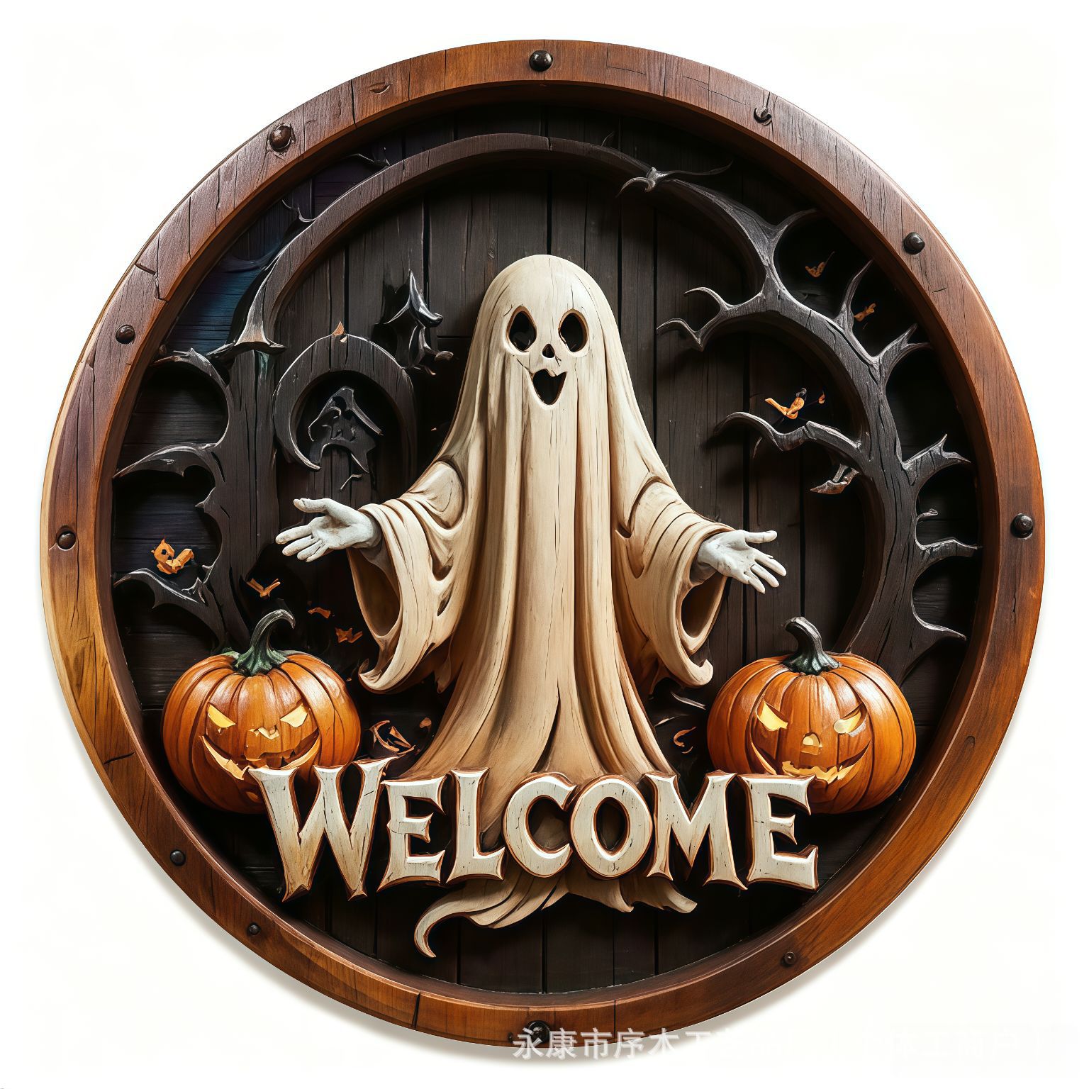 Castillo de calabazas de Halloween41