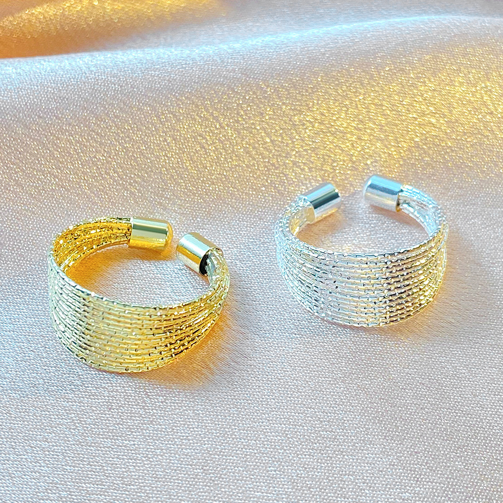 Elegant Multi-layer Open Hoop Earrings For Women Niche Design_voghion.com
