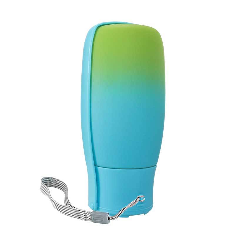 [Gradiente de color de la serie] taza de agua para mascotas hervidor portátil al aire libre mascota plegable filtro resistente a altas temperaturas PET taza de agua