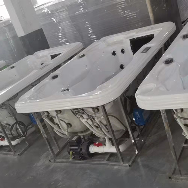 Multi-persona interior piscina de surf Villa Hotel bañera empotrada jardín Villa baño de masaje multifuncional