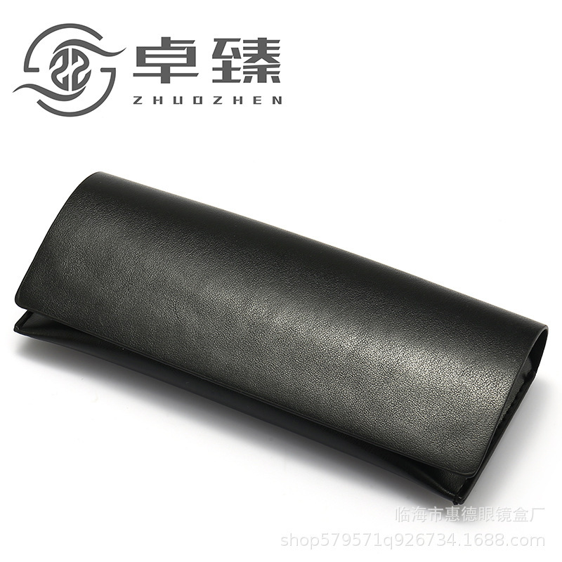 Glasses Case Black Oil Edge Long Wallet Glasses Case Magnetic Suction Flip Pressure Resistant Sunglasses Case Sunglasses Case Printable LOGO Glasses Case Black Oil Edge Long Wallet Glasses Case Magnetic Suction Flip Pressure Resistant Sunglasses Case Sunglasses Case Printable LOGO