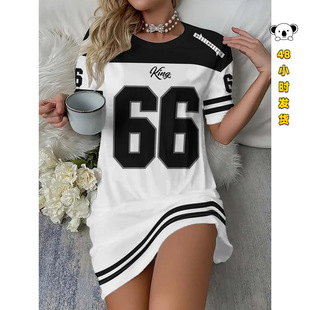 M 90015 Women Multi-Scene Wear T-Shirt DressT���B��ȹ����