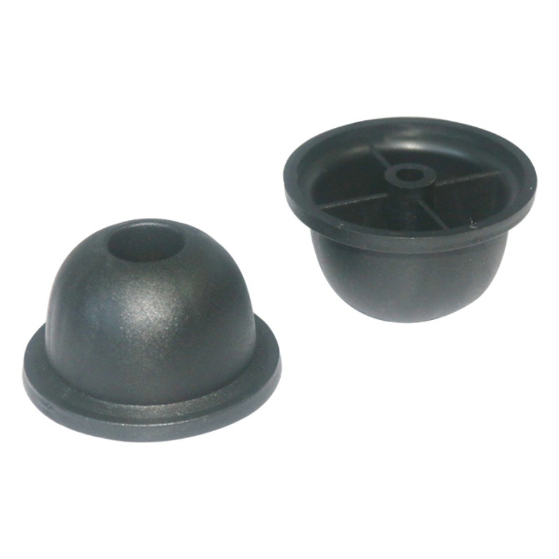 Anti-Slip Foam Nail Luggage Trolley Accessories, Backpack Trolley Base, Wear-Resistant Round Plastic Foot Nails, Source Factory