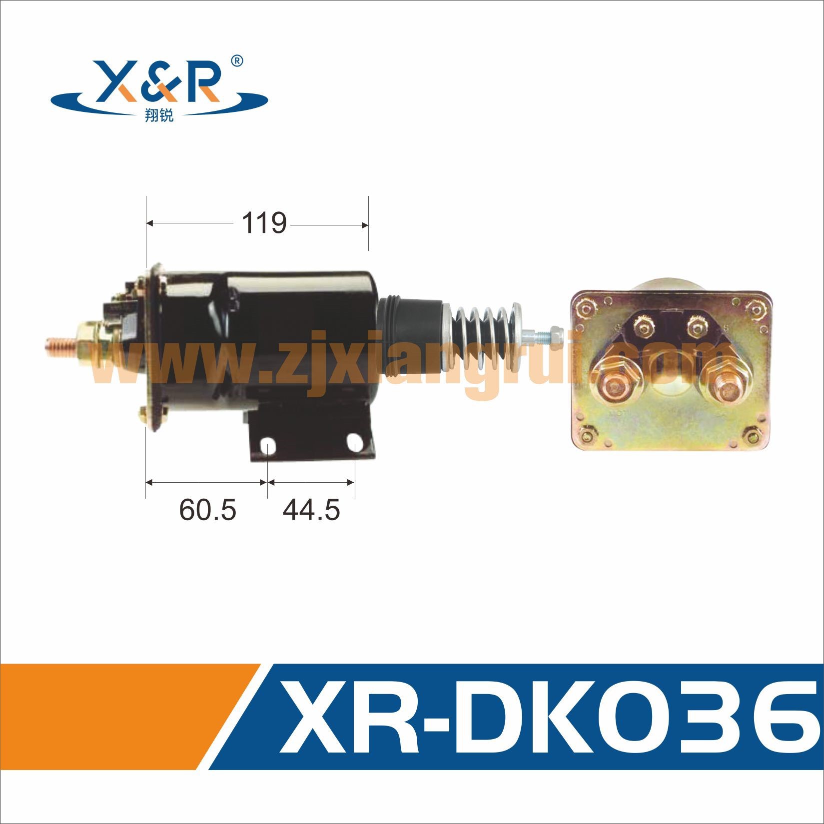 1115665/1115726 Delco 电磁开关 24 V 适用于 50 Mt 型号