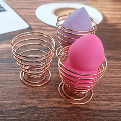 Manufacturer's cotton drying rack, gourd, single beauty egg storage box, metal powder puff storage rack, customizable LOGO