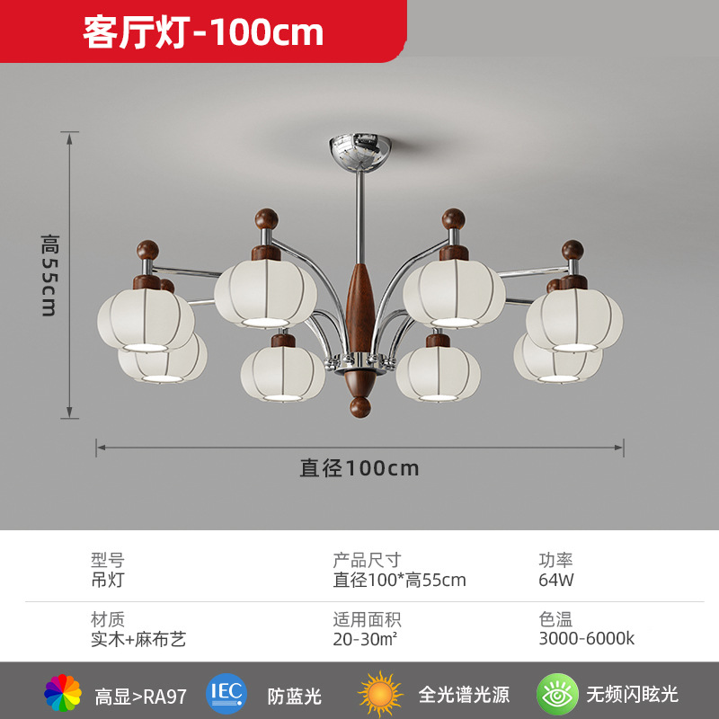 8 candelabro de sala de estar 100cm