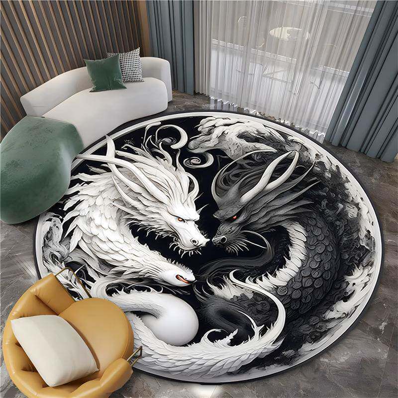 Alfombras de lana de cristal transfronterizas estadounidenses sala de estar gran área de sofá de mesa de té alfombra de dormitorio alfombra de cama fría a prueba de suciedad
