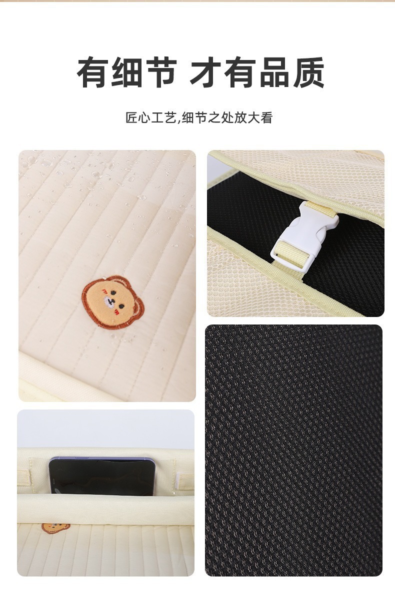 Car Kidsren's Table Seat Tray Kidsren's Car Storage Small Table Waterproof Dinner Plate Multi-Function Stroller Tray