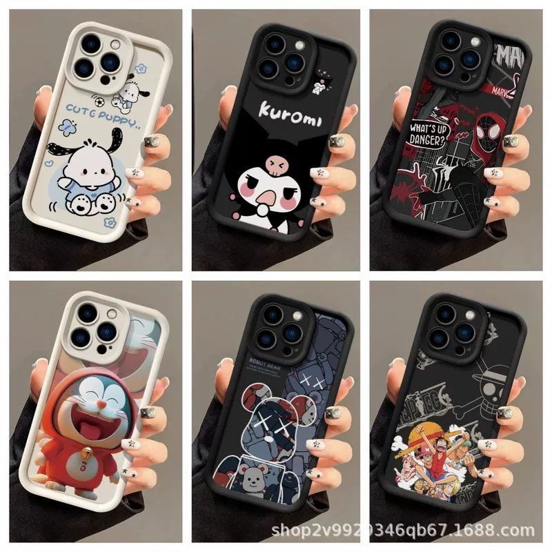 Apple, совместимый iPhone 15, чехол для телефона, мультяшный iPhone14 Pro, защитный чехол, iphone, 11