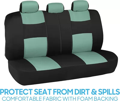 Seat cushion, seat cover — Seasons, Customizable by Manufacturer - mint-green-2-piece-set-single-seat